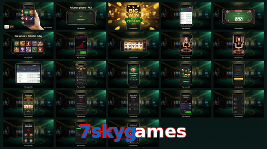Main screen of 7Skygames bet page for PK players